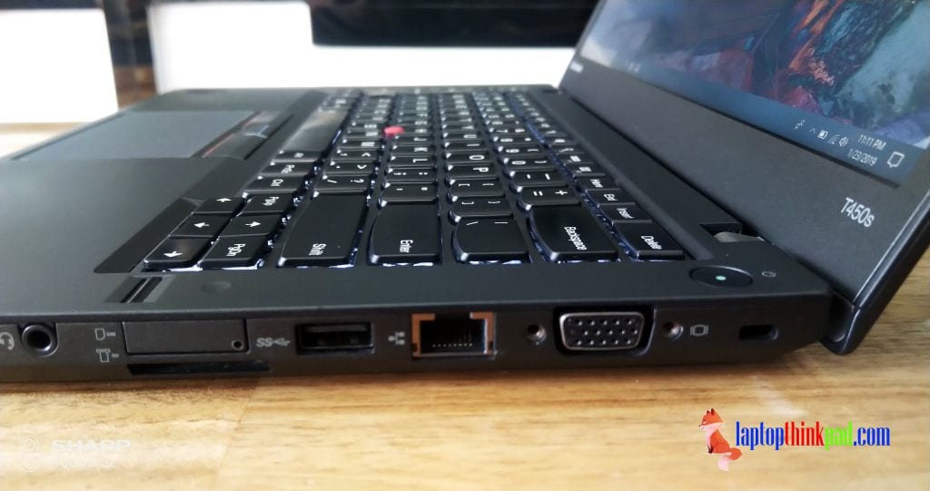 Thinkpad t450s i5 5300u 8GB Ssd 128gb 15 cạnh phải thinkpad t450s i5