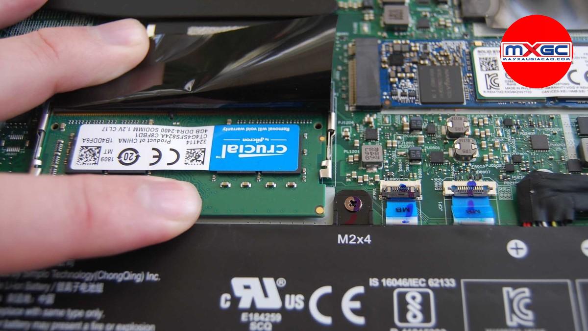 gắn ram mới nâng cấp ram cho thinkpad t490