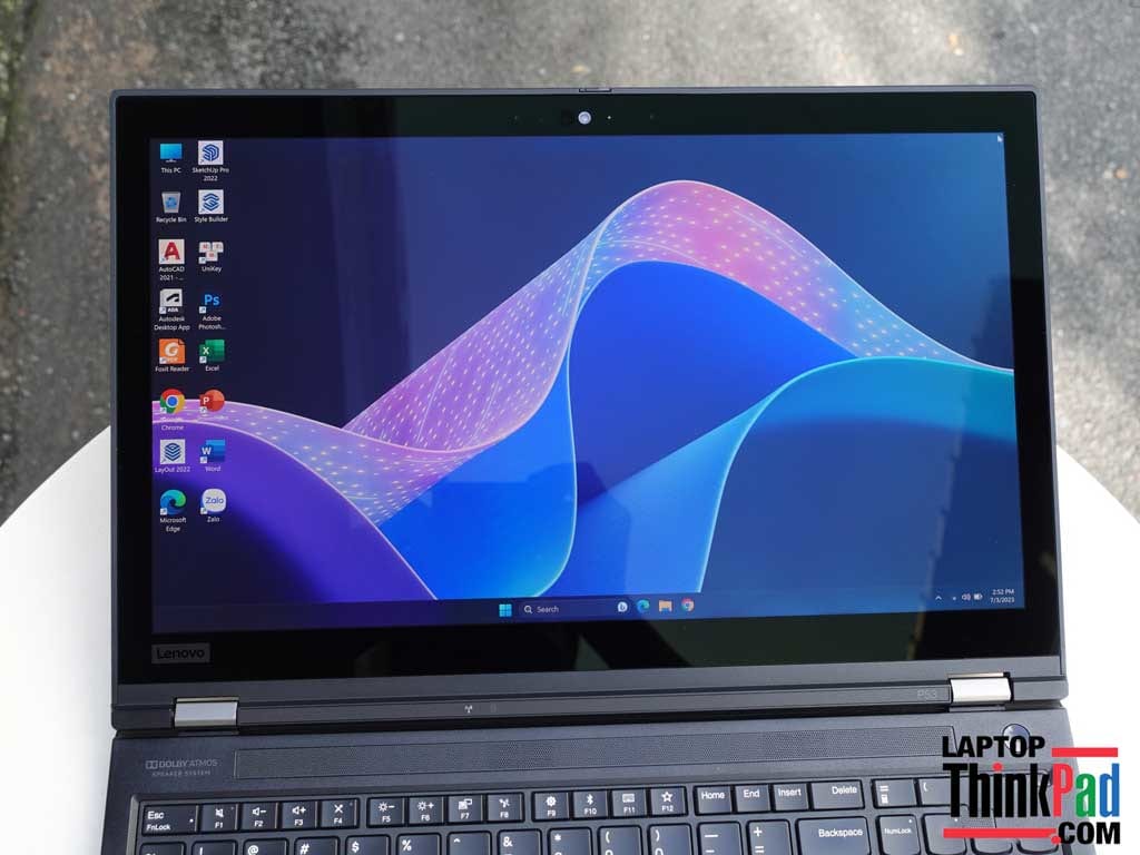 Thinkpad P53 i9-9880H Ram 32GB Quadro RTX 4000 8GB OLED TOUCH Likenew Fullbox (99%) 4 màn-hình-15.6-oled-loa-thinkpad-p53-i9-oled-11