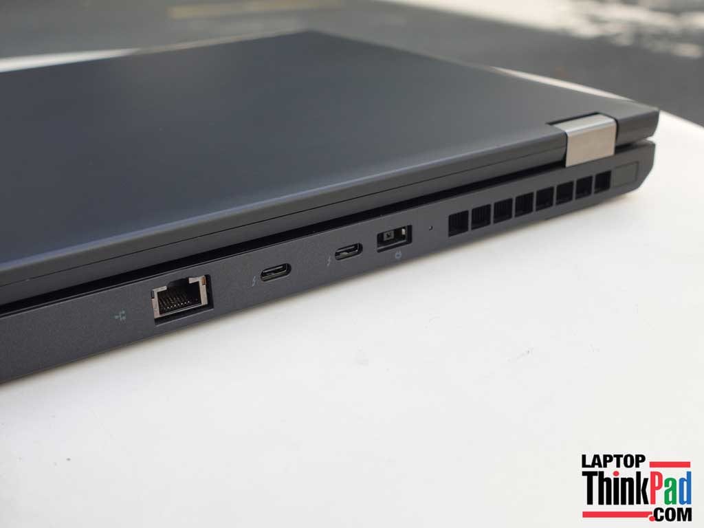 Thinkpad P53 i9-9880H Ram 32GB Quadro RTX 4000 8GB OLED TOUCH Likenew Fullbox (99%) 1 cổng-lan-và-tản-nhiệt-phía-sau-thinkpad-p53-i9